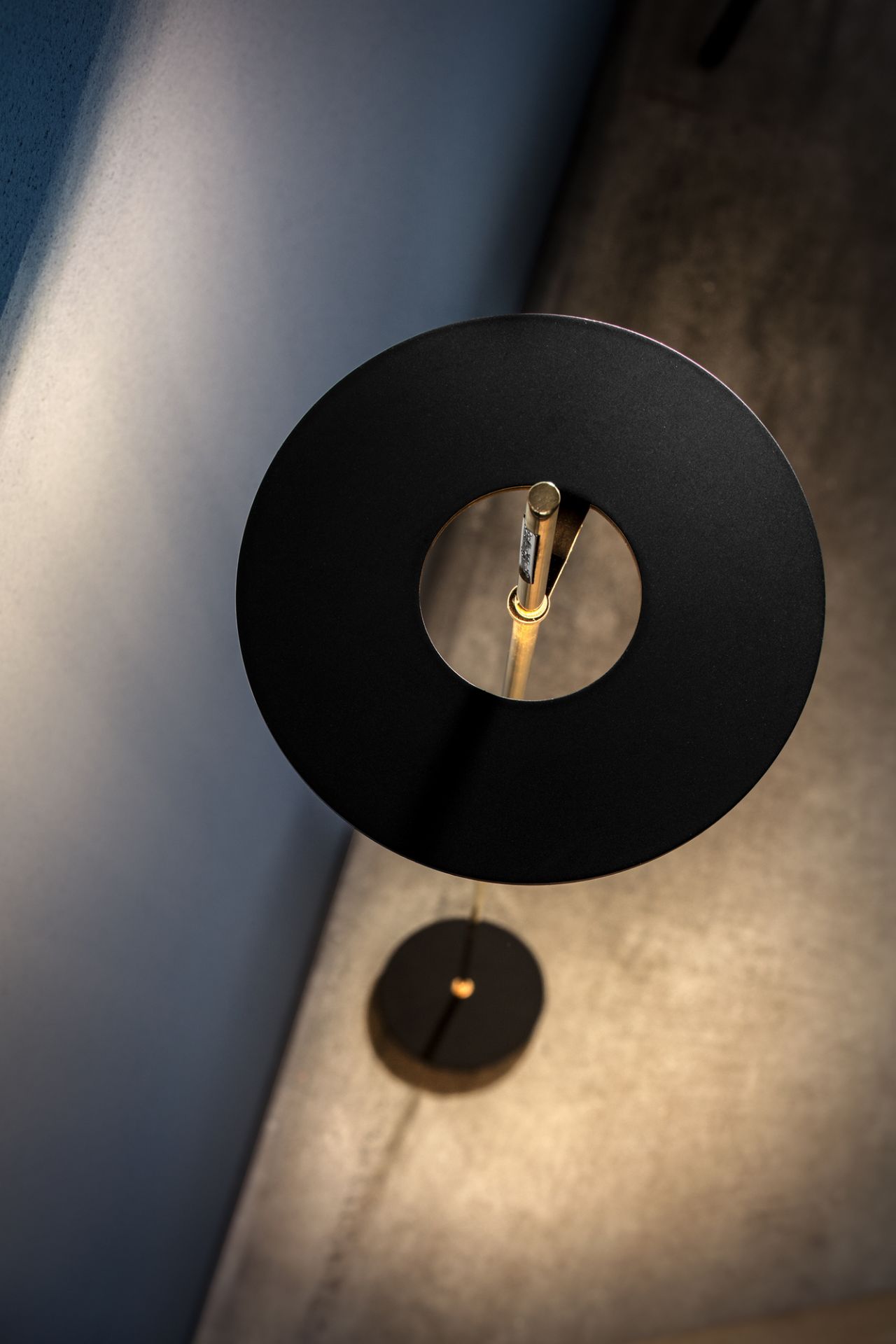 Giulietta BE F floor lamp vintage brass Catellani &amp; Smith