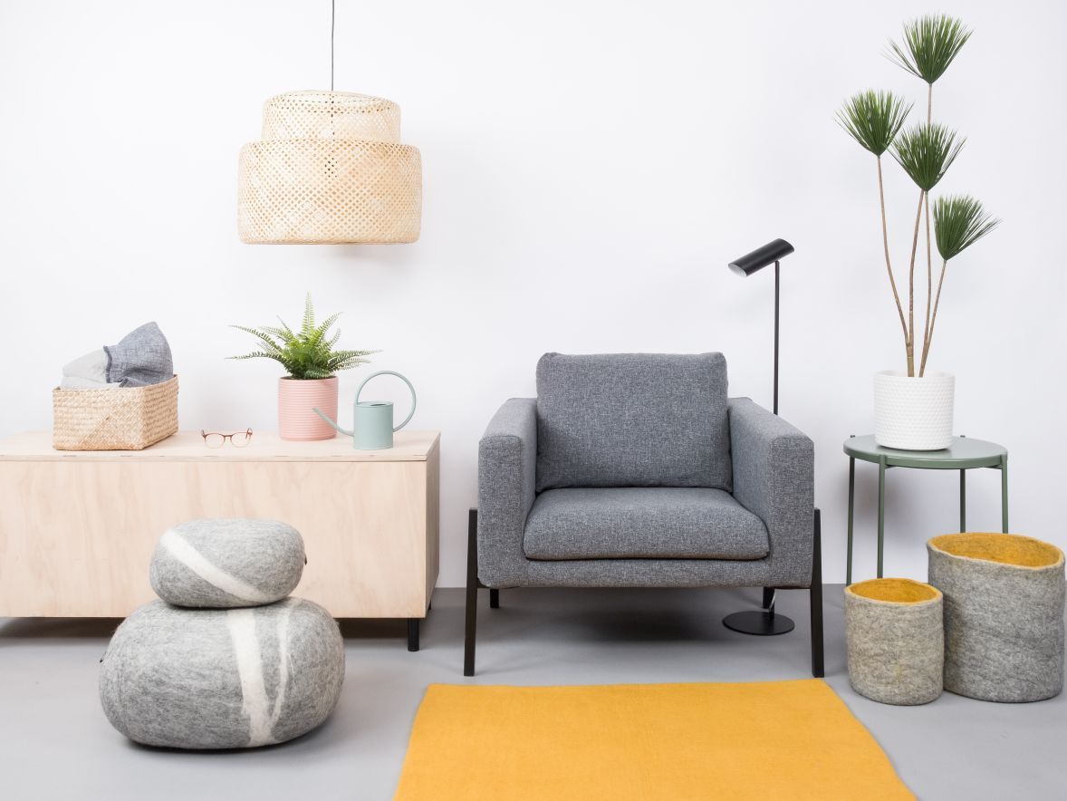 Mono Rectangular Felt Rug 160 x 230 cm myfelt