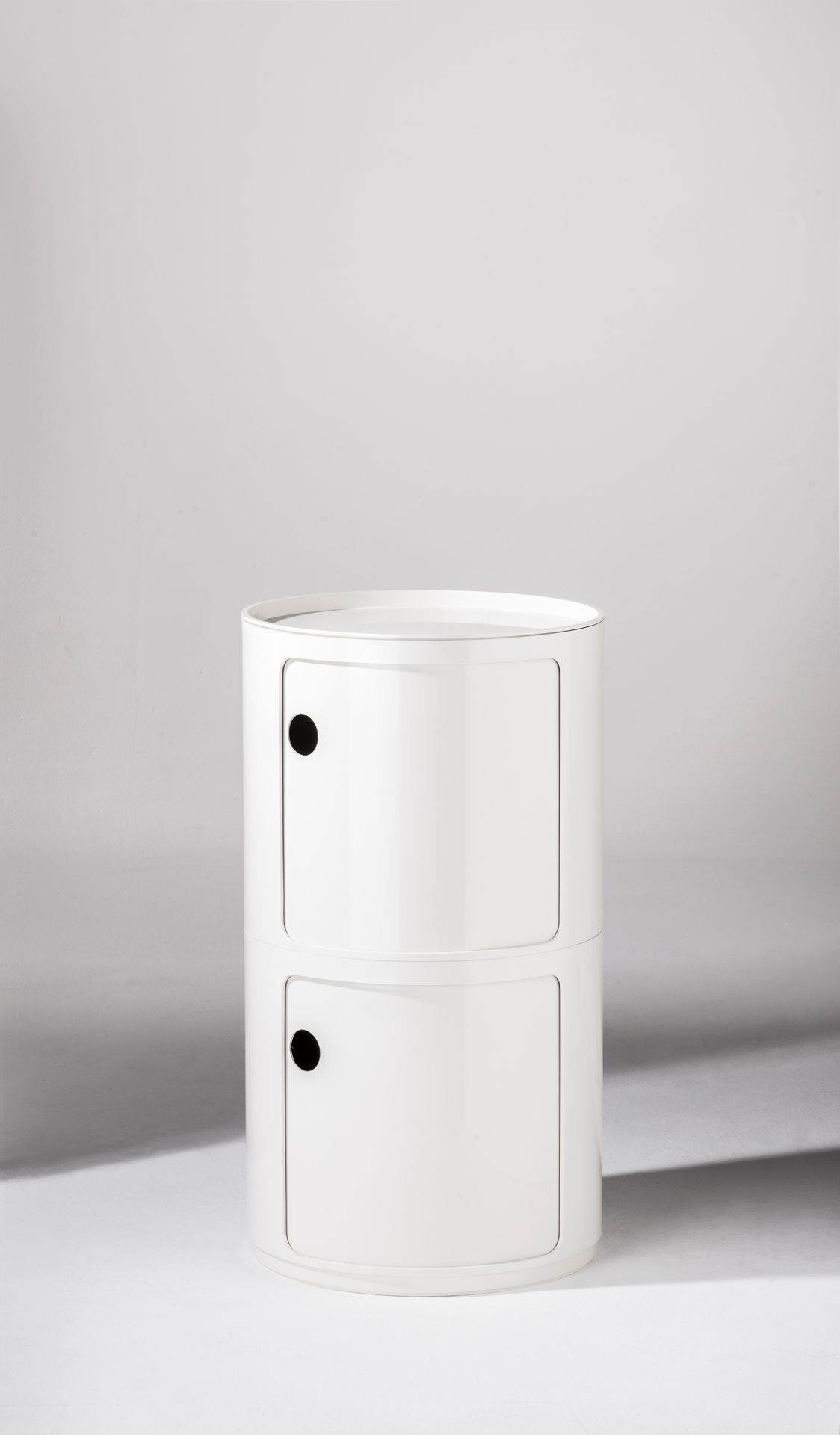 Componibili 4955 - round element high Kartell Silver