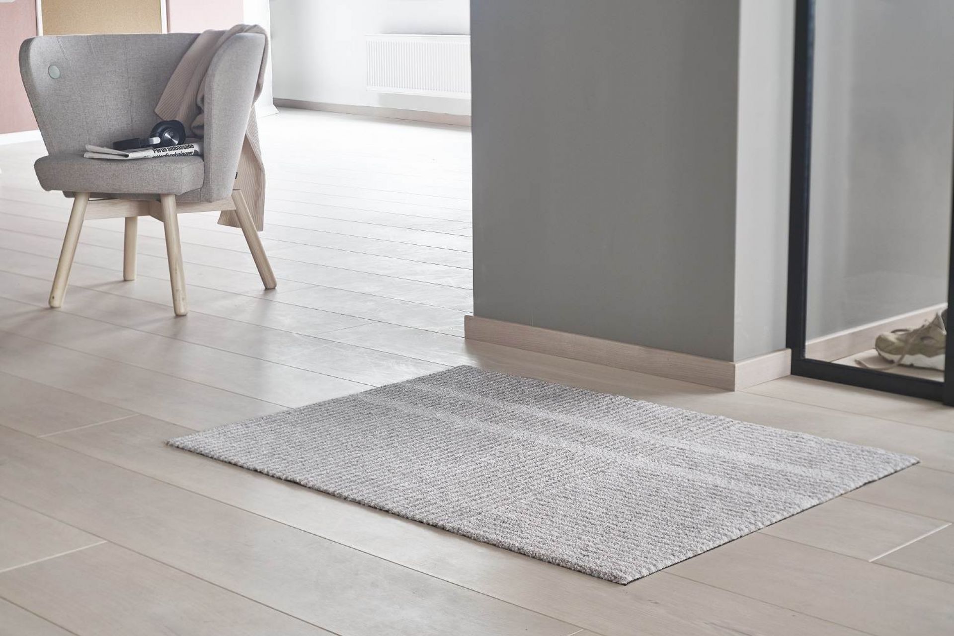 Løype Indoor / Outdoor doormat W 60 x D 85 cm / BREEZY BEIGE Heymat SINGLE PIECE