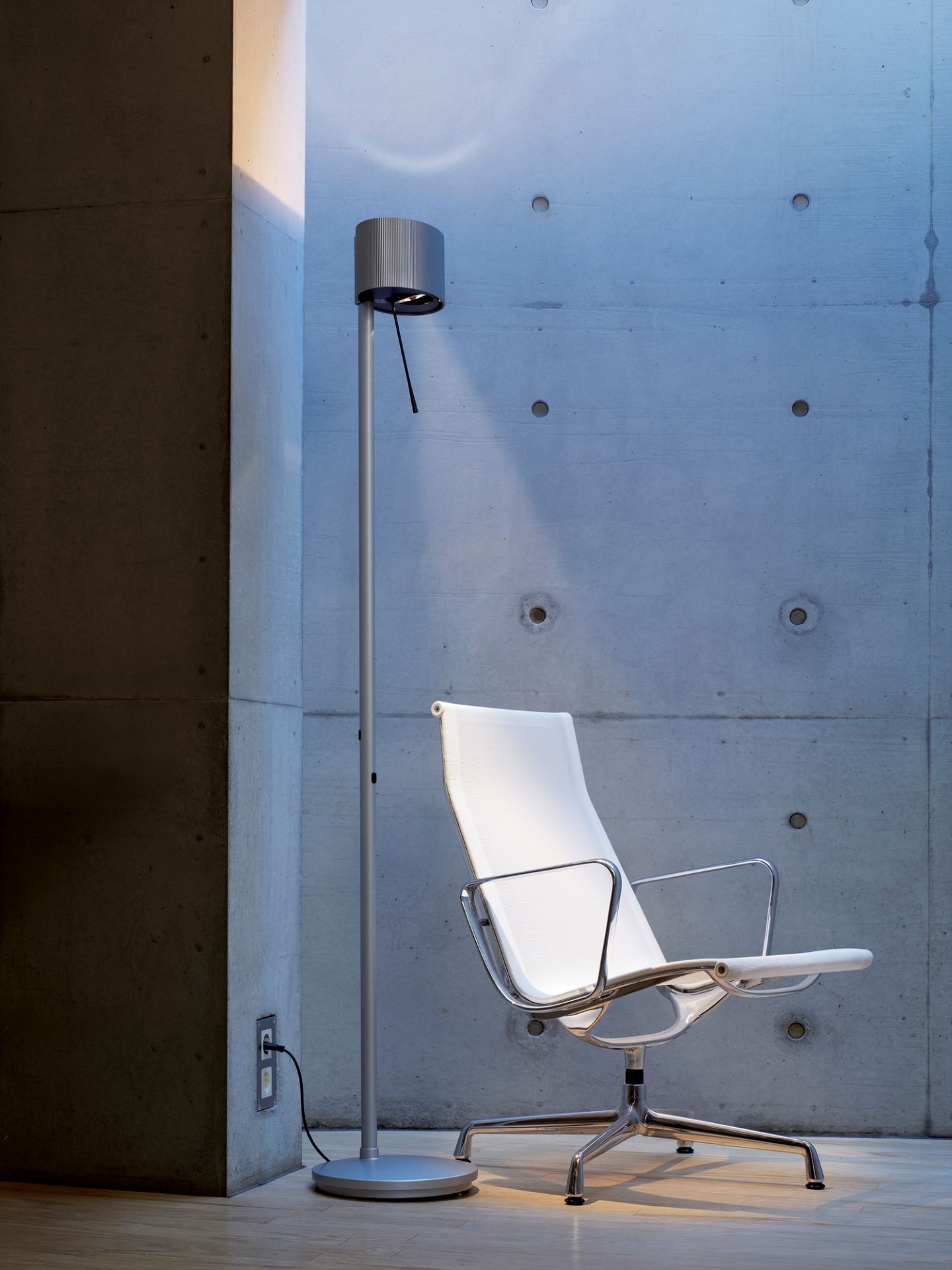 Diogenes LED Floor Lamp Belux Gold Gray