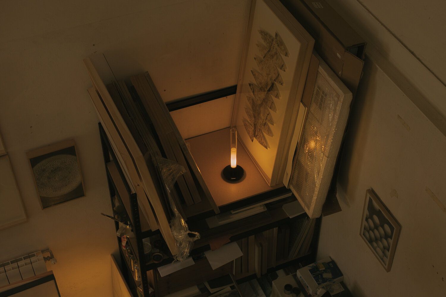 Sylvestrina Table Battery Lamp Santa Cole
