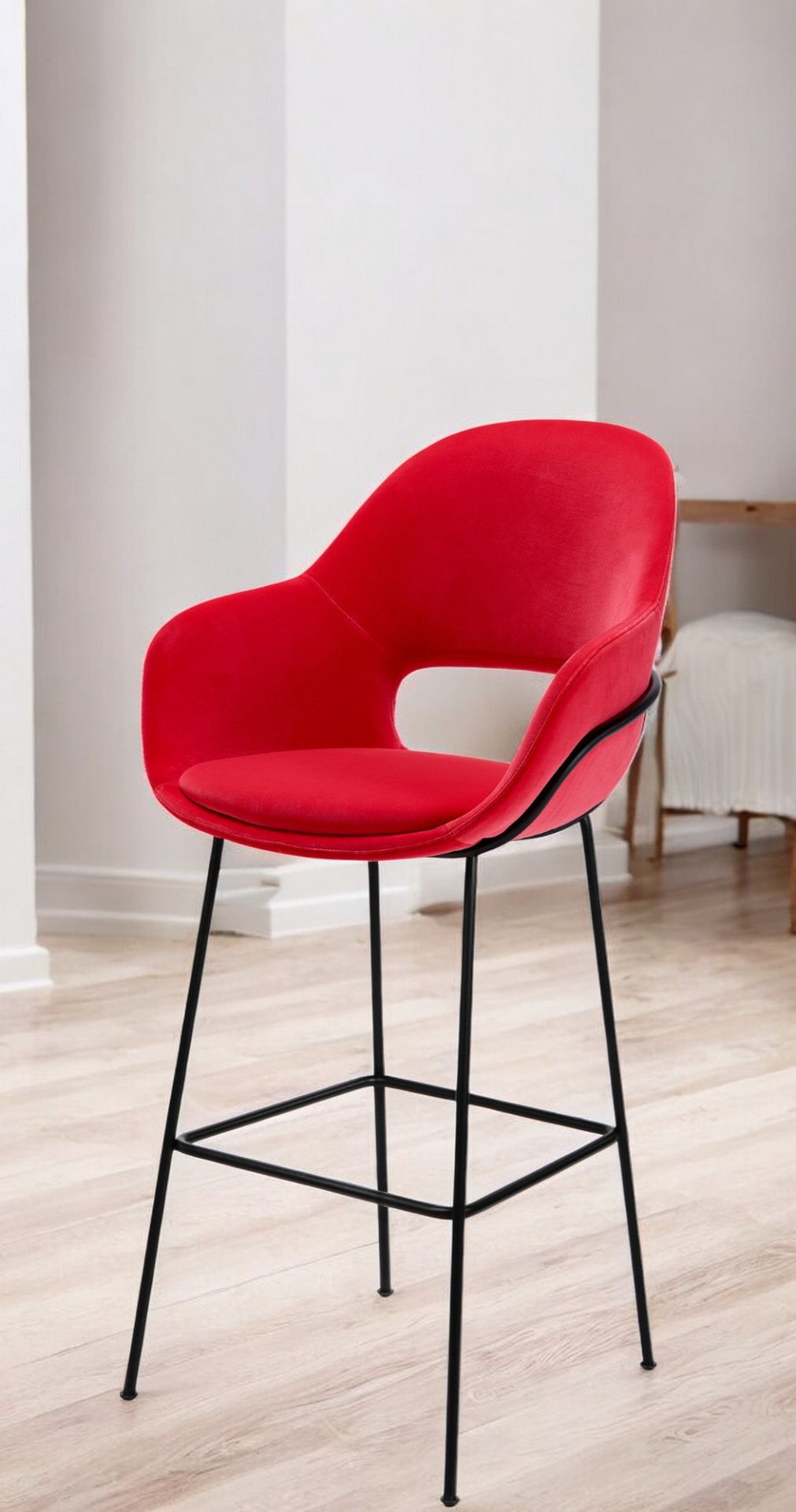 Theia Barstool Armchair High Barstool Freifrau Manufaktur