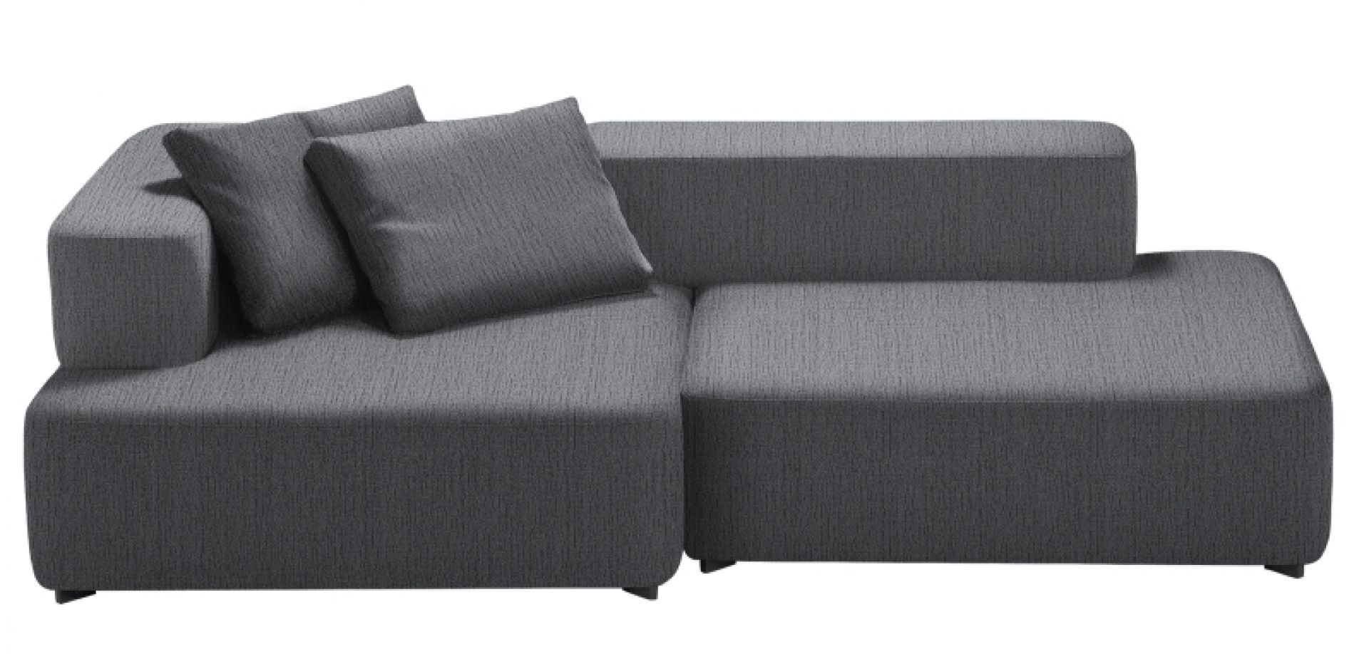 Alphabet 2-Seater Sofa Armrest Left Fritz Hansen