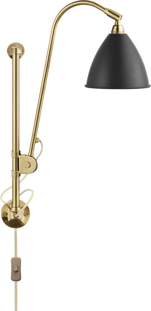Bestlite BL 5 Wall Lamp Black / Brass Gubi