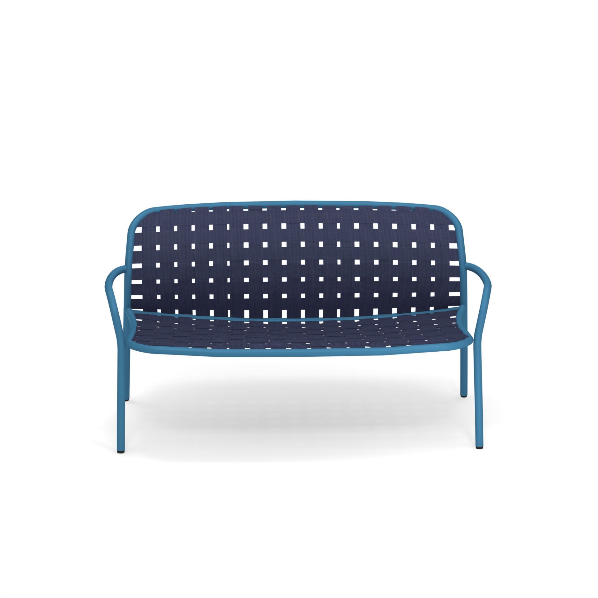 Yard Sofa 2-Sitzer Bank emu mattweiß - braun