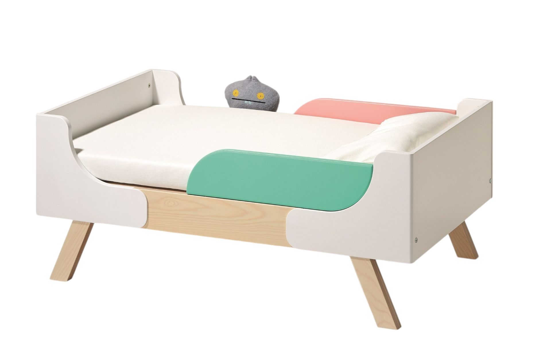 Fall guard for Famille Garage baby cot / cot set of 2 ICE GREEN AND PINK Richard Lampert SINGLE PIECES