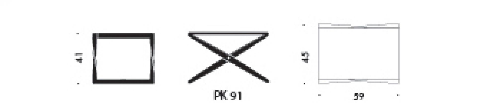 PK 91 / PK91 folding stool Fritz Hansen