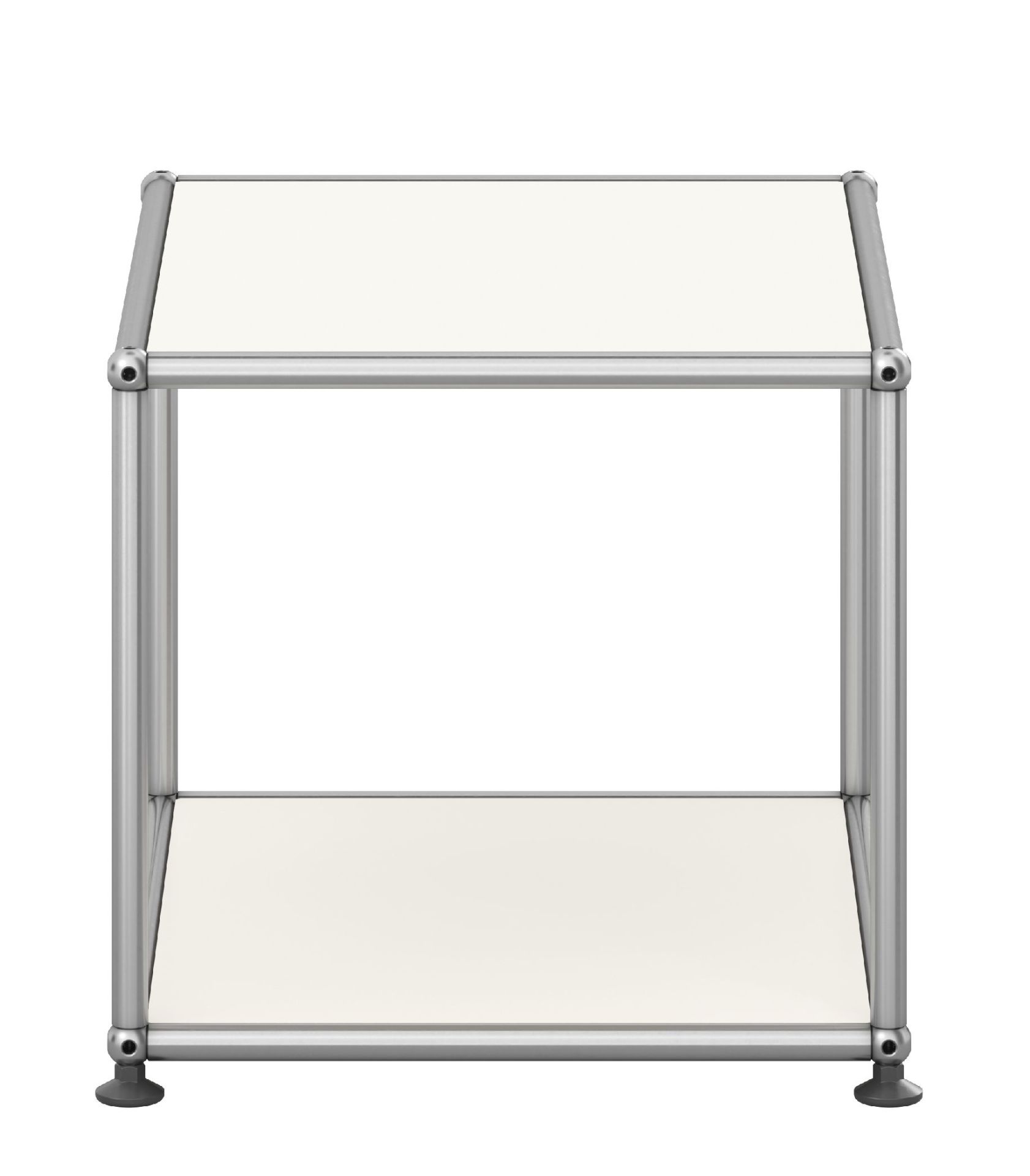 USM Haller side table M21 open narrow pure white