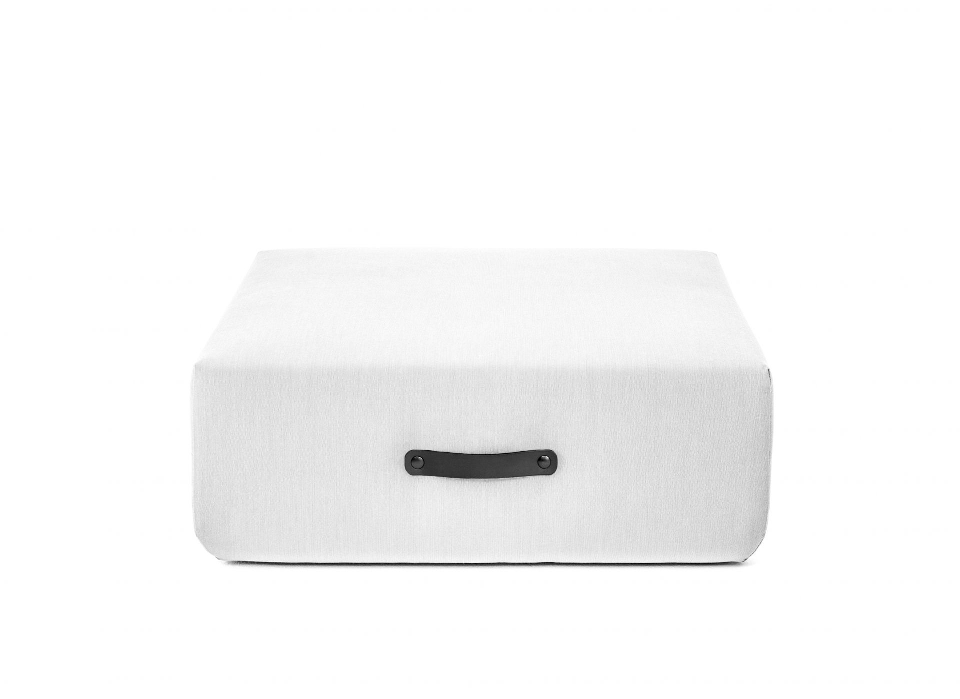Miami Outdoor Sofa Stool Light Grey Conmoto