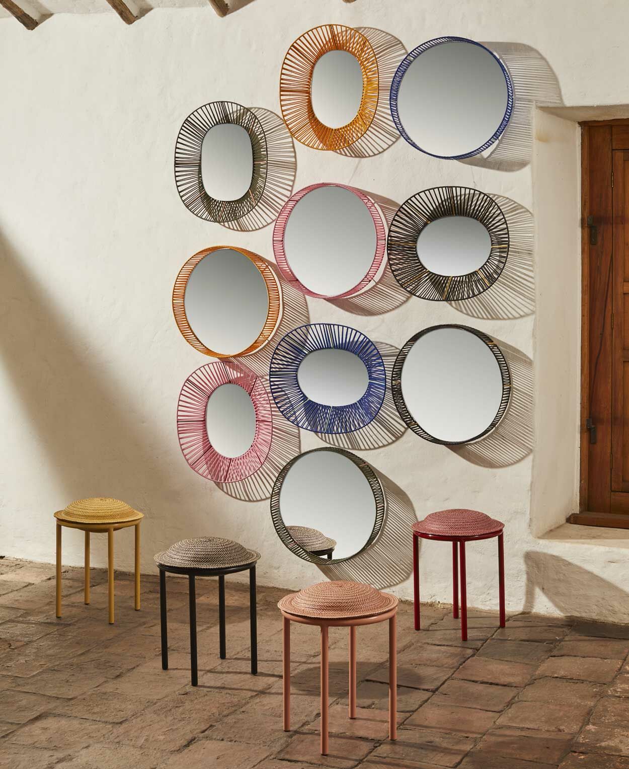 Cesta Big Wall Oval Mirror by ames