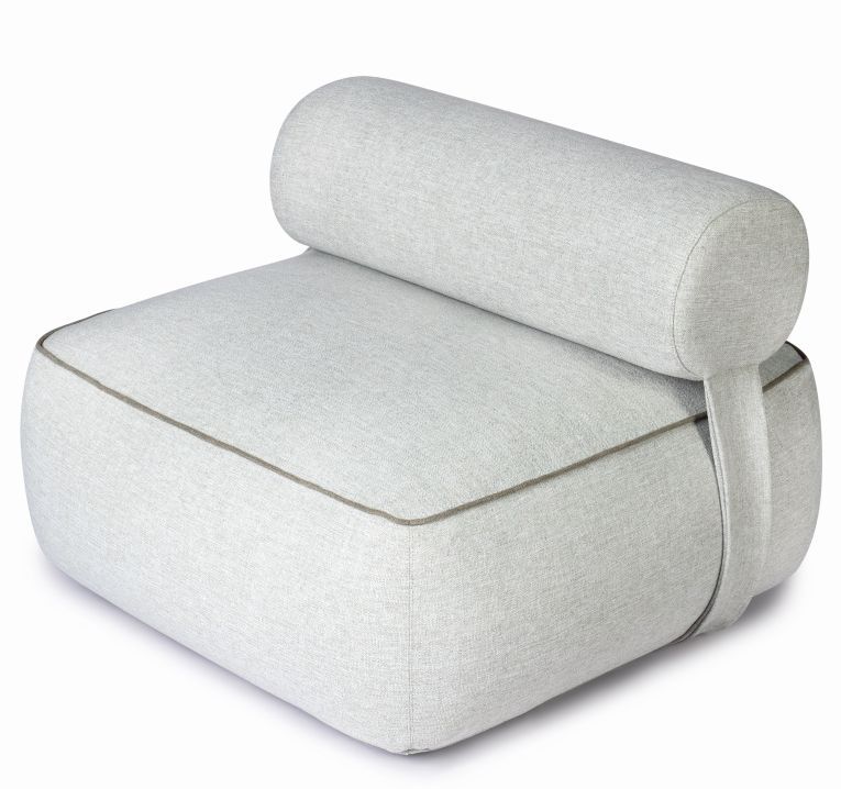 Maliha Lounge Stool Square Outdoor Weishäupl Pebble