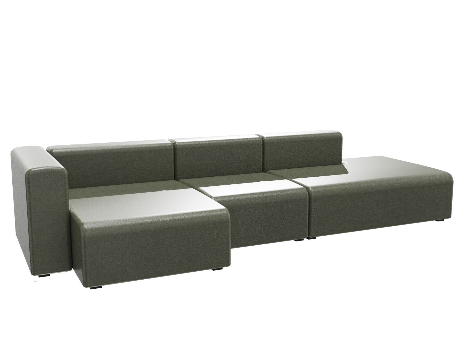 Mags Sofa 3 Seater Combination 4 Hay