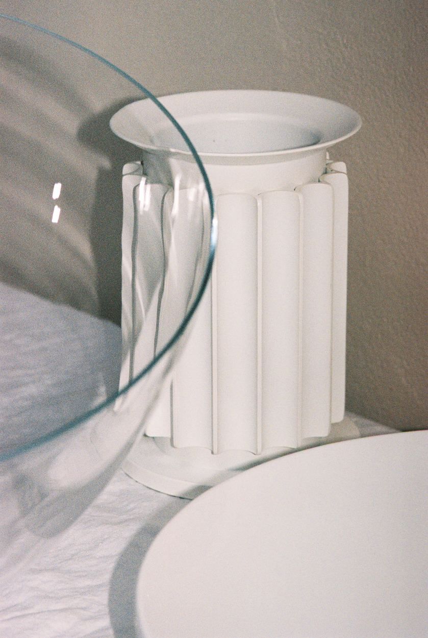 Taccia LED Glass White matt Table lamp Table lamp Flos SINGLE PIECES