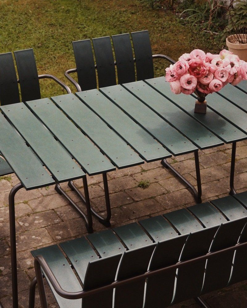 Ocean Bench Outdoor Bench Black Mater SINGLE PIECES