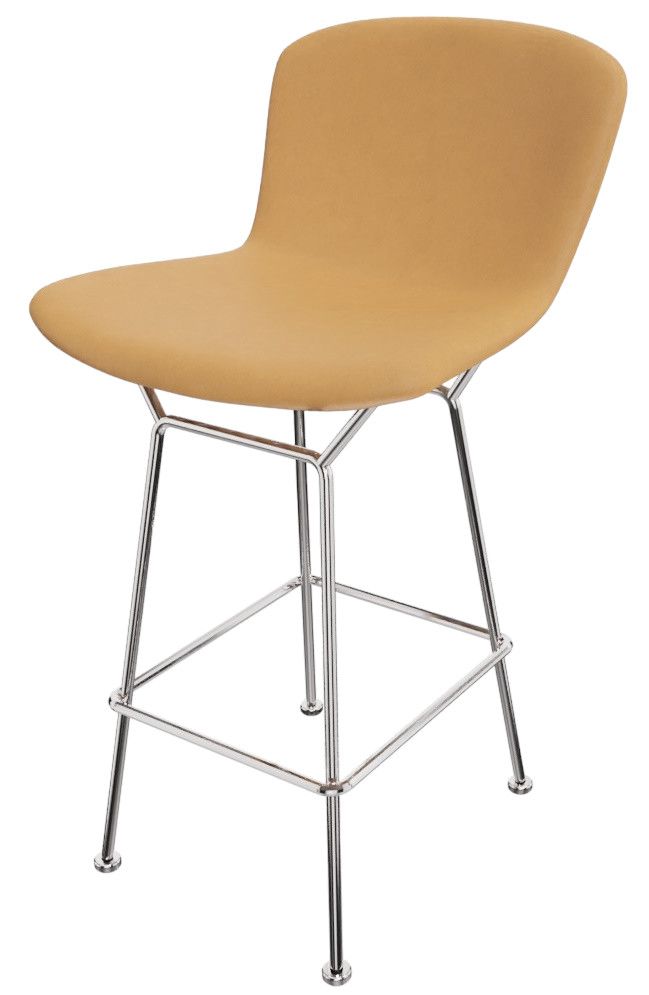 Bertoia Bar Stool core leather Knoll International