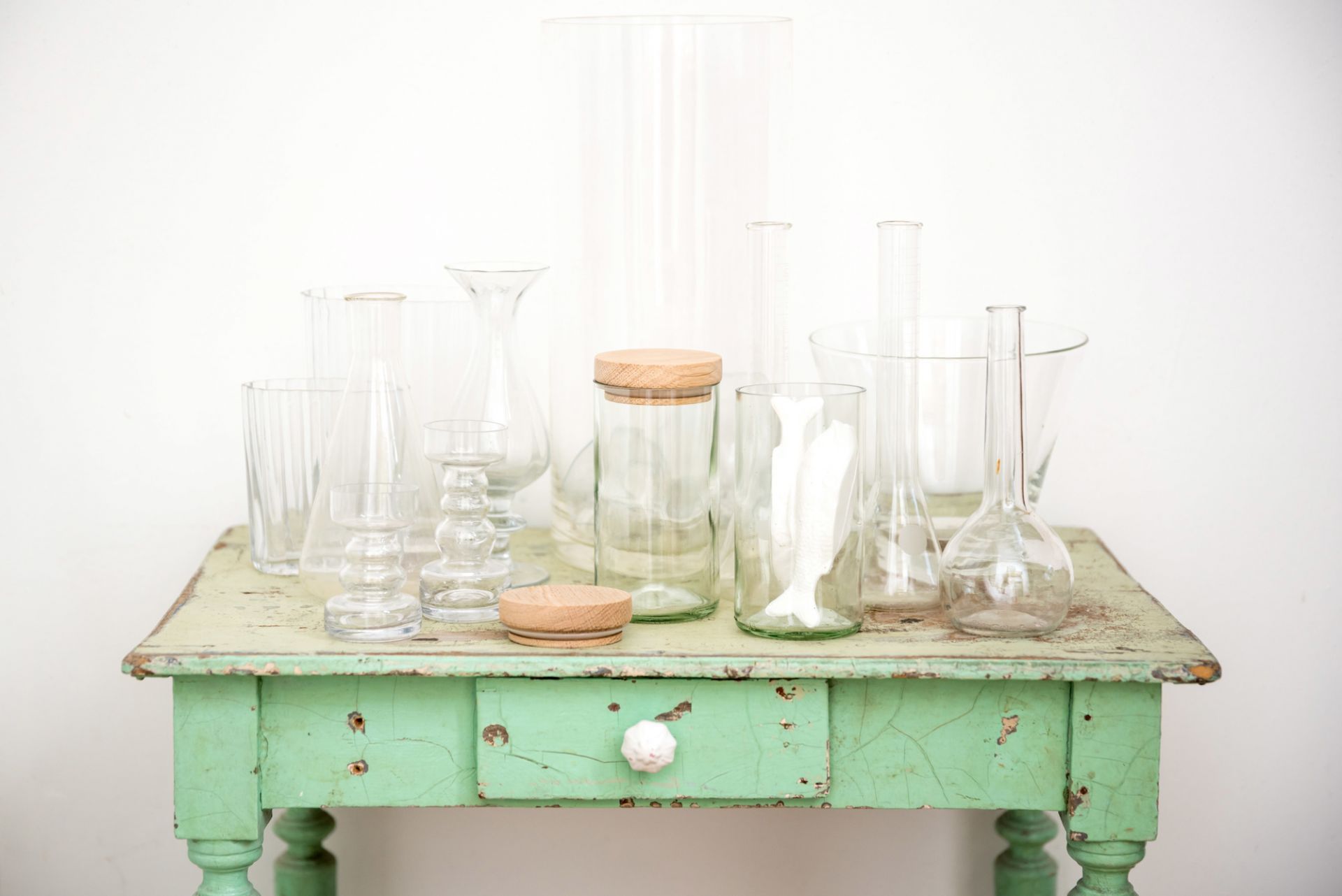 Glass Storage Clear Side by Side SINGLE PIECES