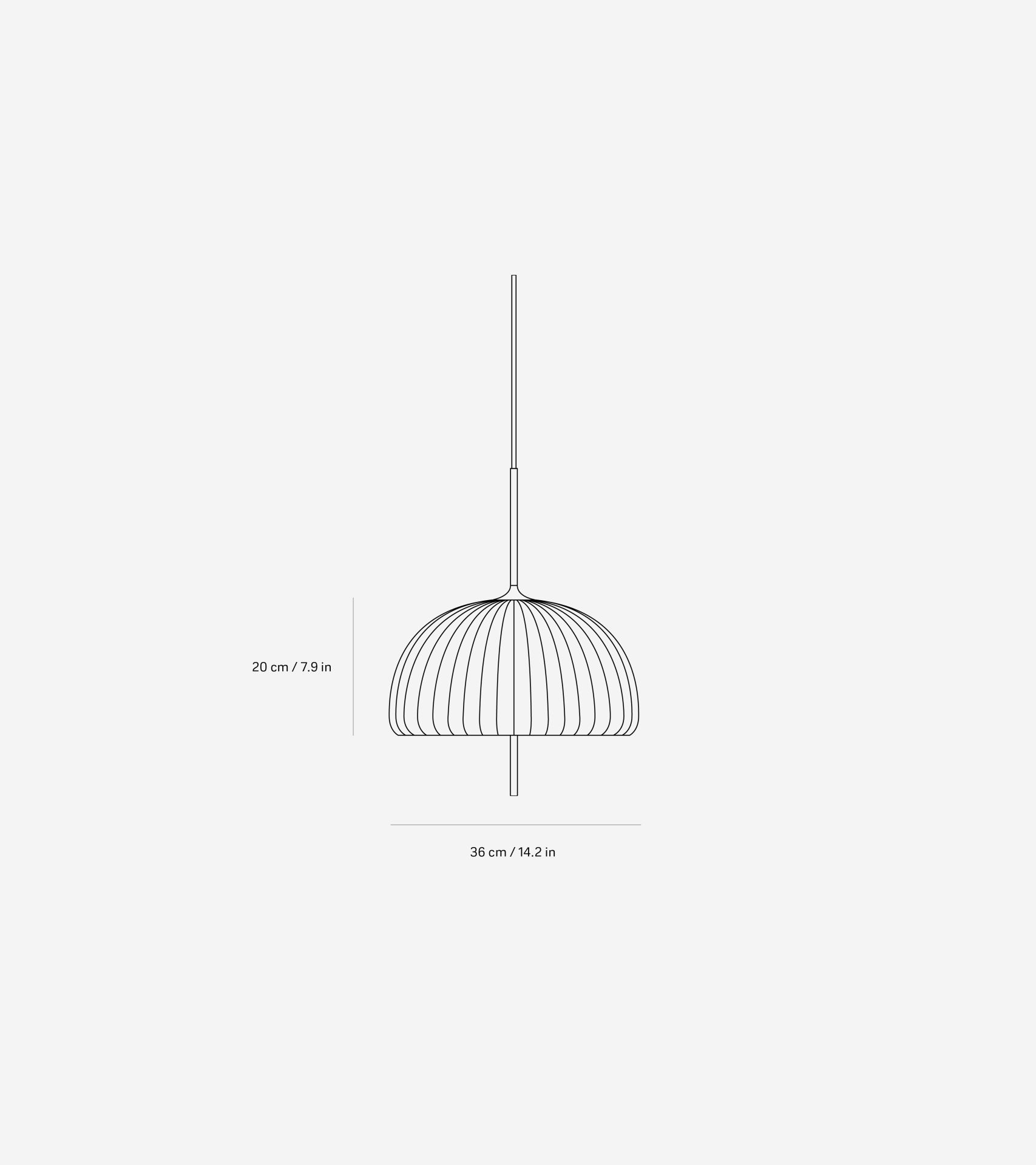 VIPP595 / VIPP 595 Sculpture pendant light Vipp