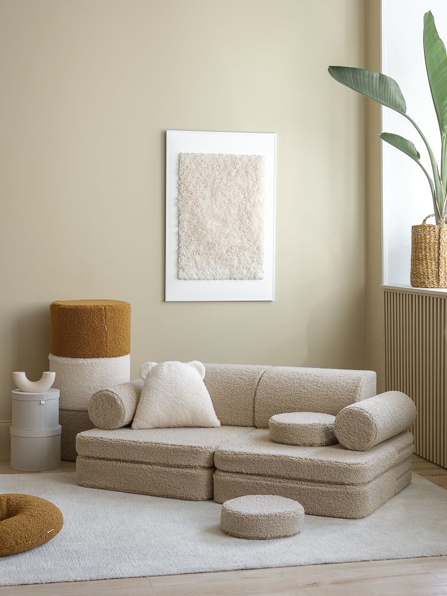 Play sofa teddy fabric Wigiwama