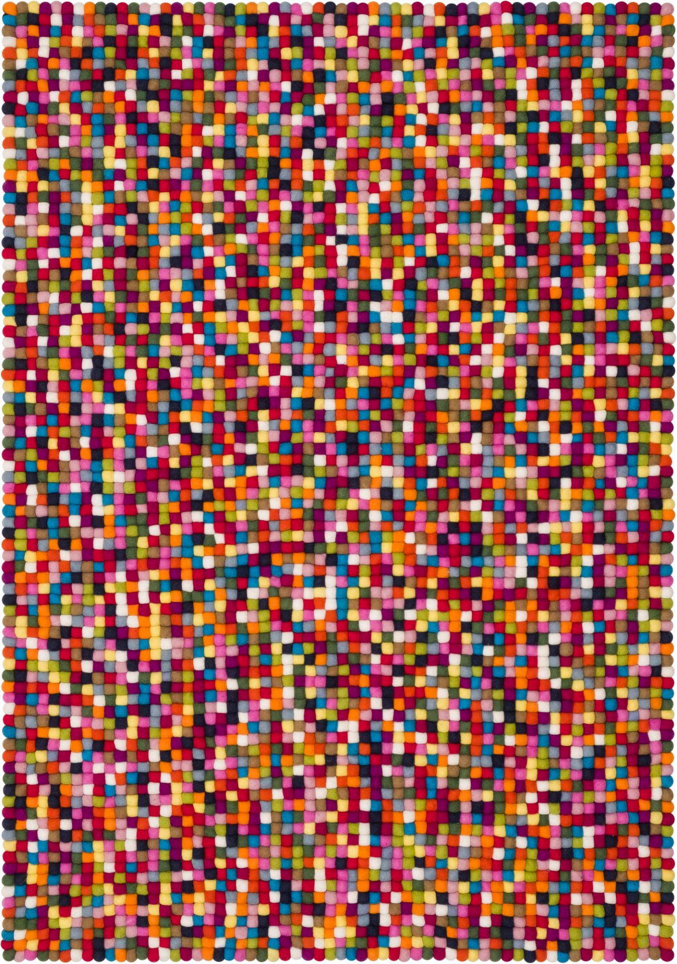 Felt ball Carpet 160x230 cm Myfelt Lotte
