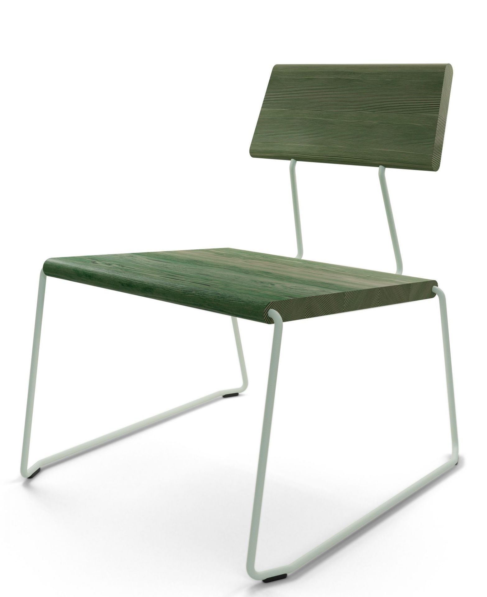 D:007 Lounge Chair Forest Green Fuchs & Habicht