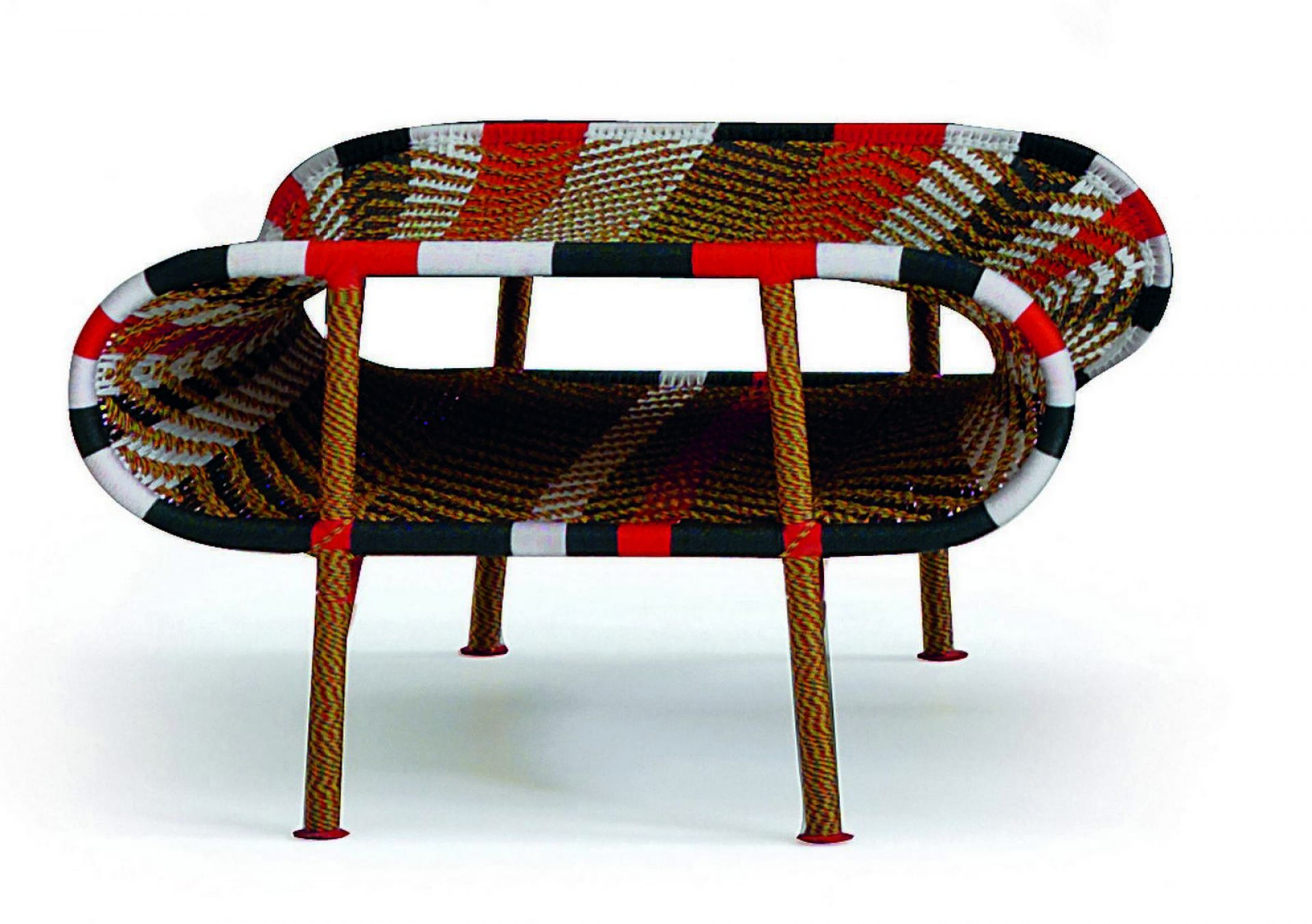 Sunny Hocker M' Afrique Collection Moroso-Schwarz &amp; Weiß