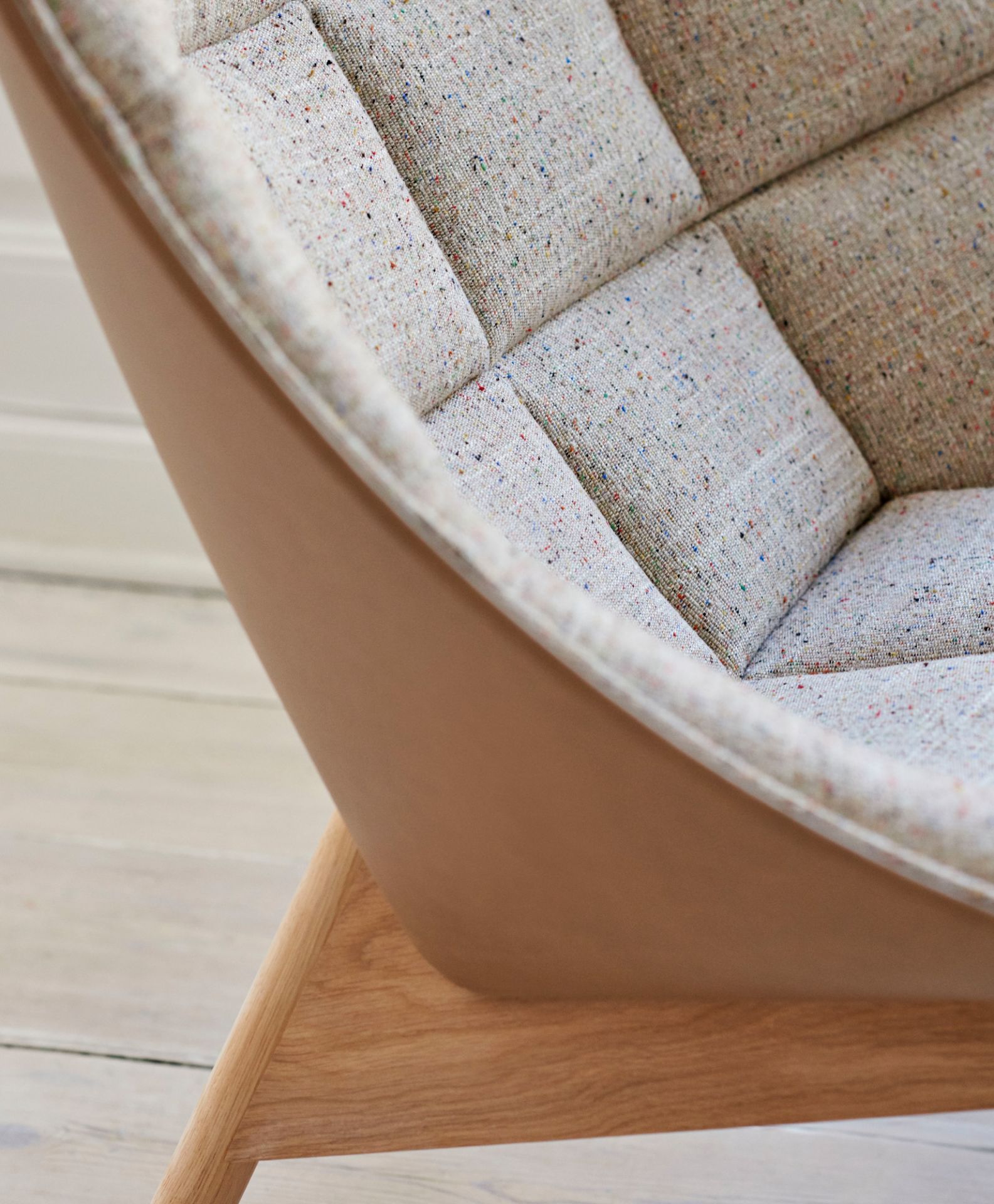 Uchiwa / Uchiwa Quilt Armchair Armchair Hay