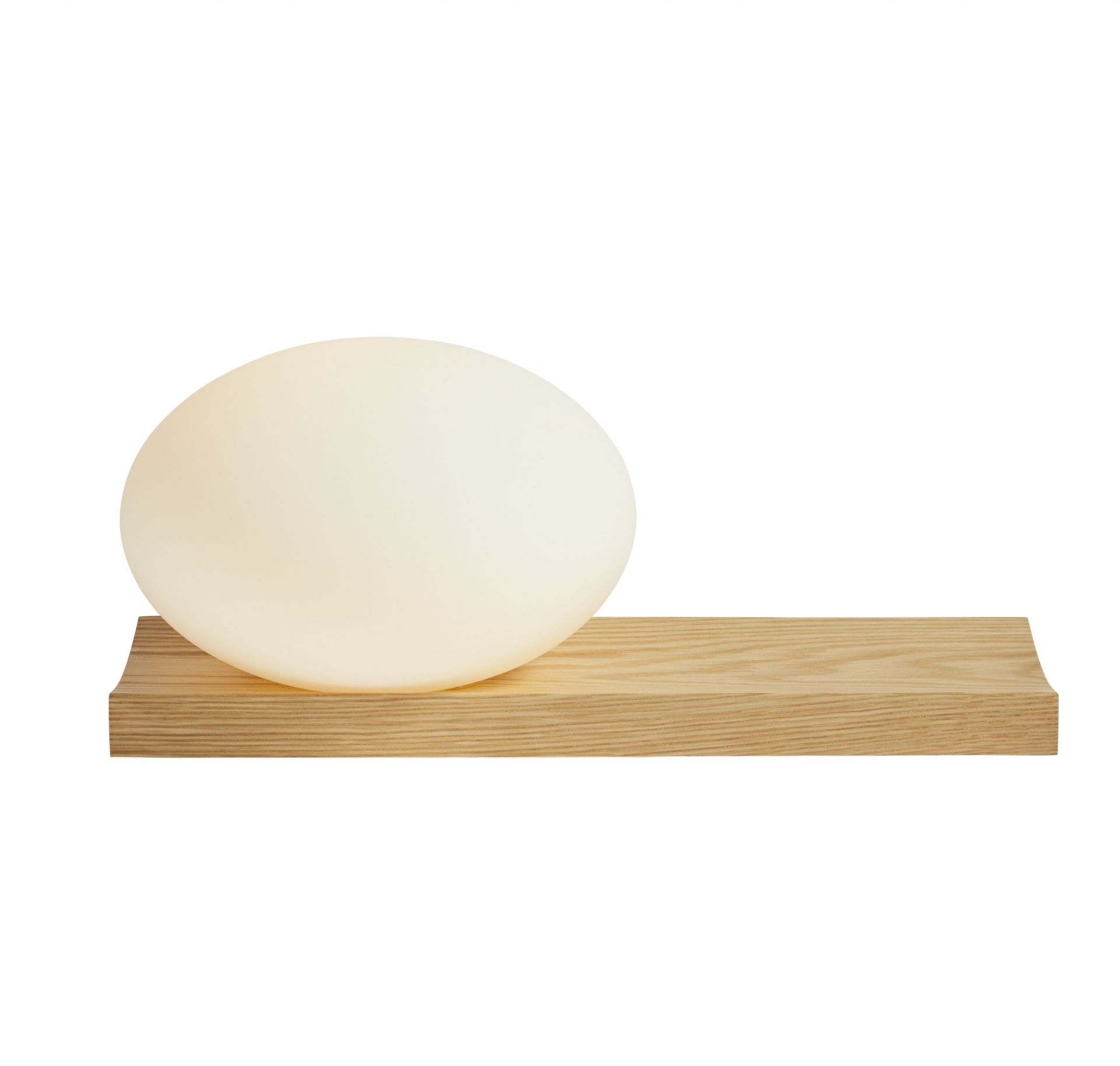 Dew Table and Wall Lamp Woud