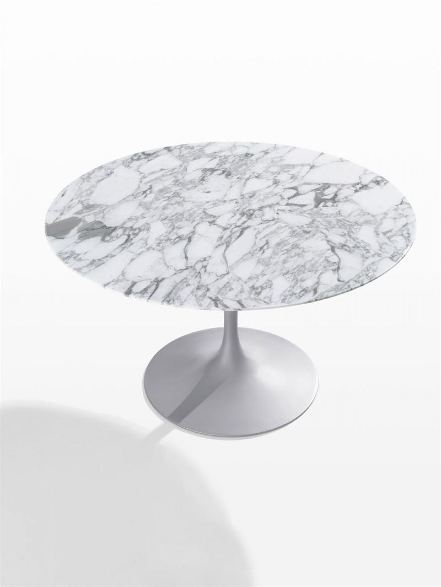 Saarinen side table Knoll International - QUICK SHIP Ø 41 x H 52 cm / white laminate