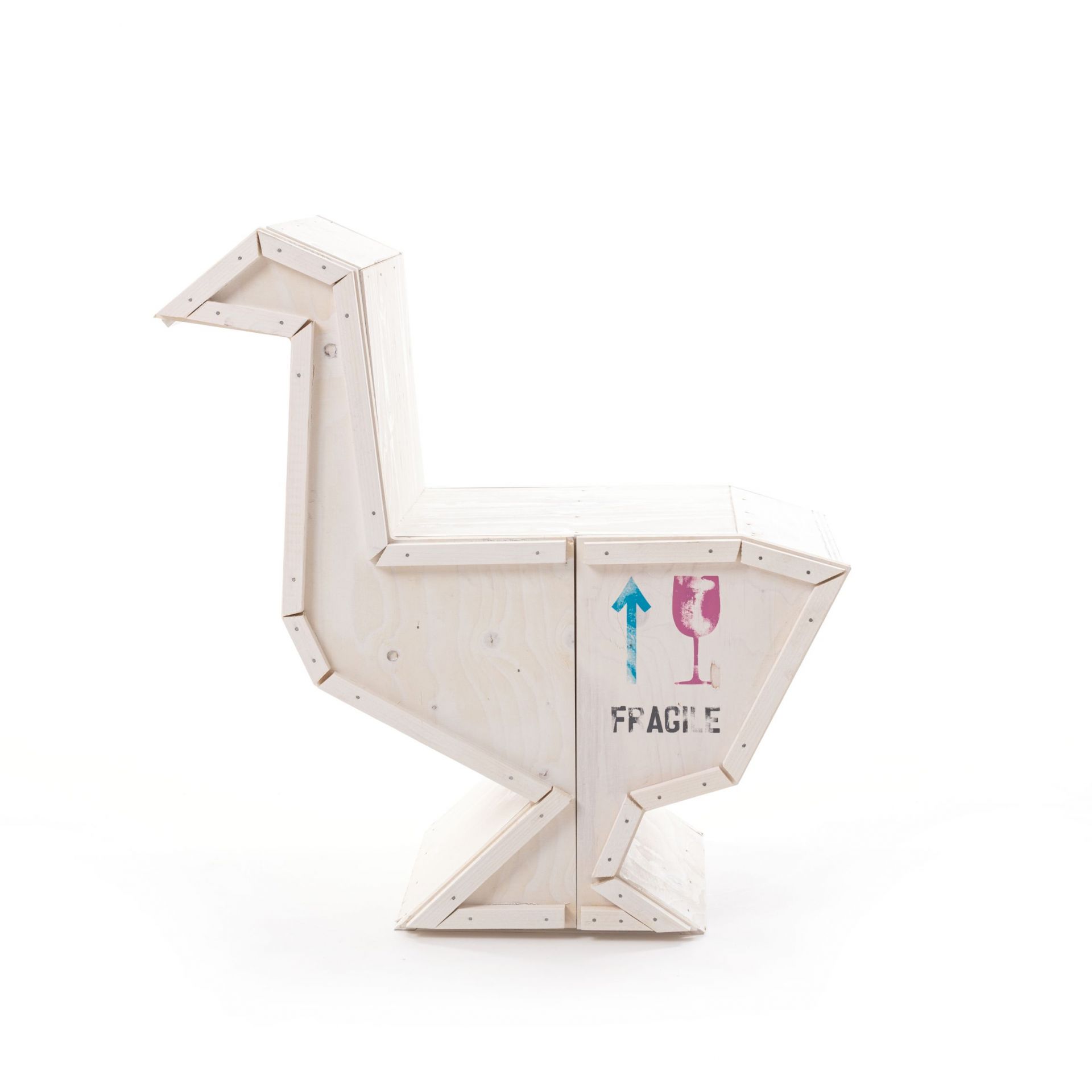 Sending Animals Goose 2.0 cupboard white Seletti