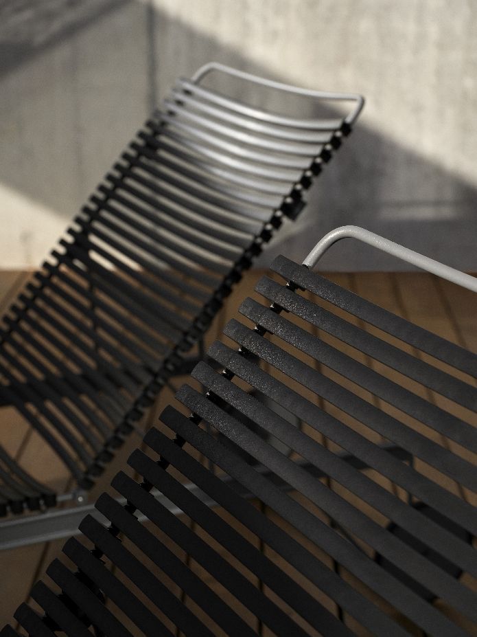 Click Adjustable Chaise Longue sun lounger Outdoor HOUE