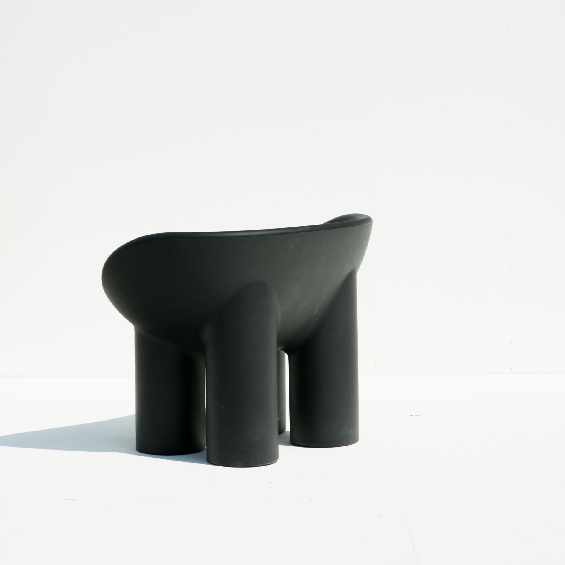 Roly Poly Armchair Driade Charcoal