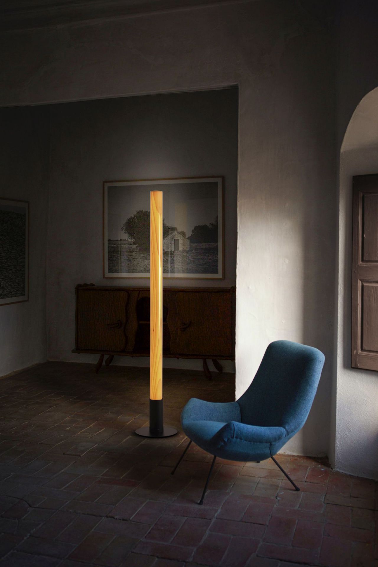 Estela floor lamp Beech LZF Lamps