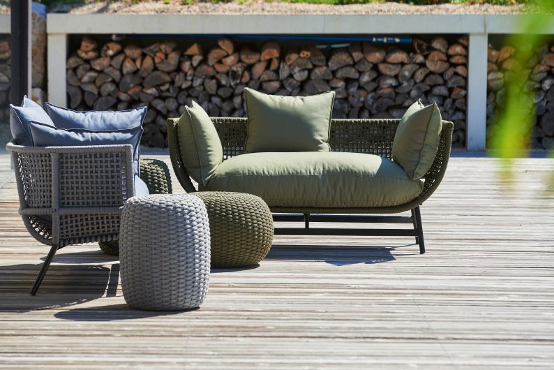 Suka Lounge Armchair Outdoor Jan Kurtz Olive