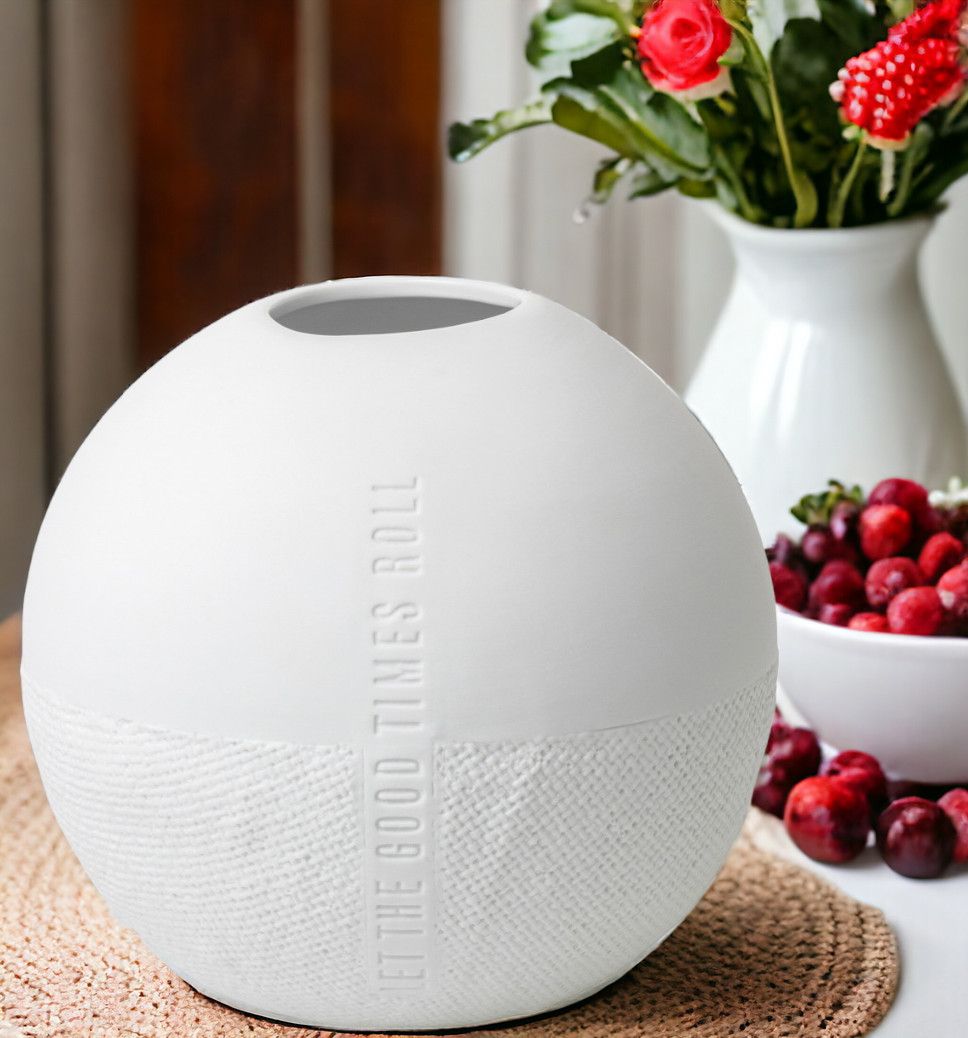 Formsprache Vase Let the Good Times Roll Wheels 