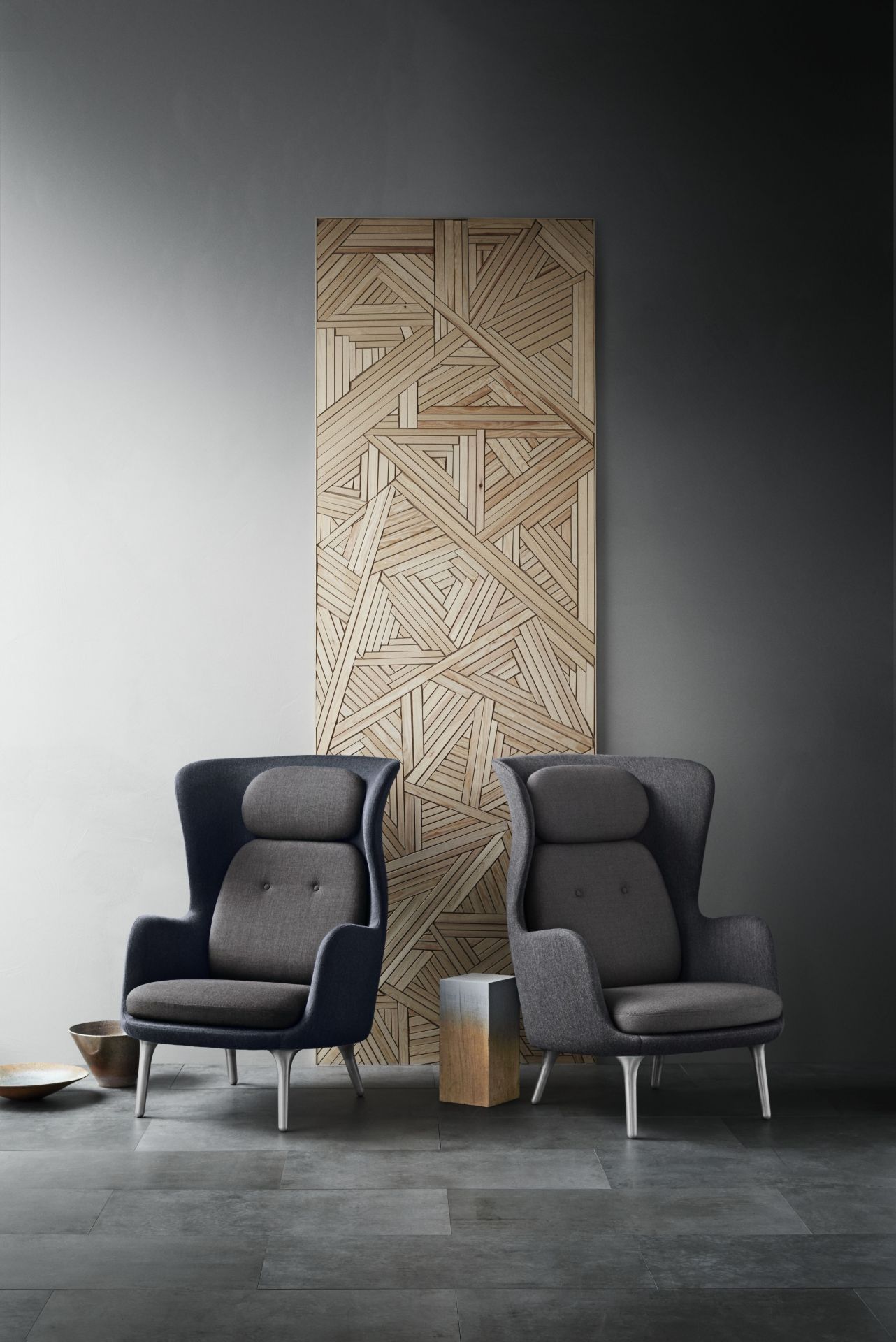 Ro Armchair Wood Fritz Hansen