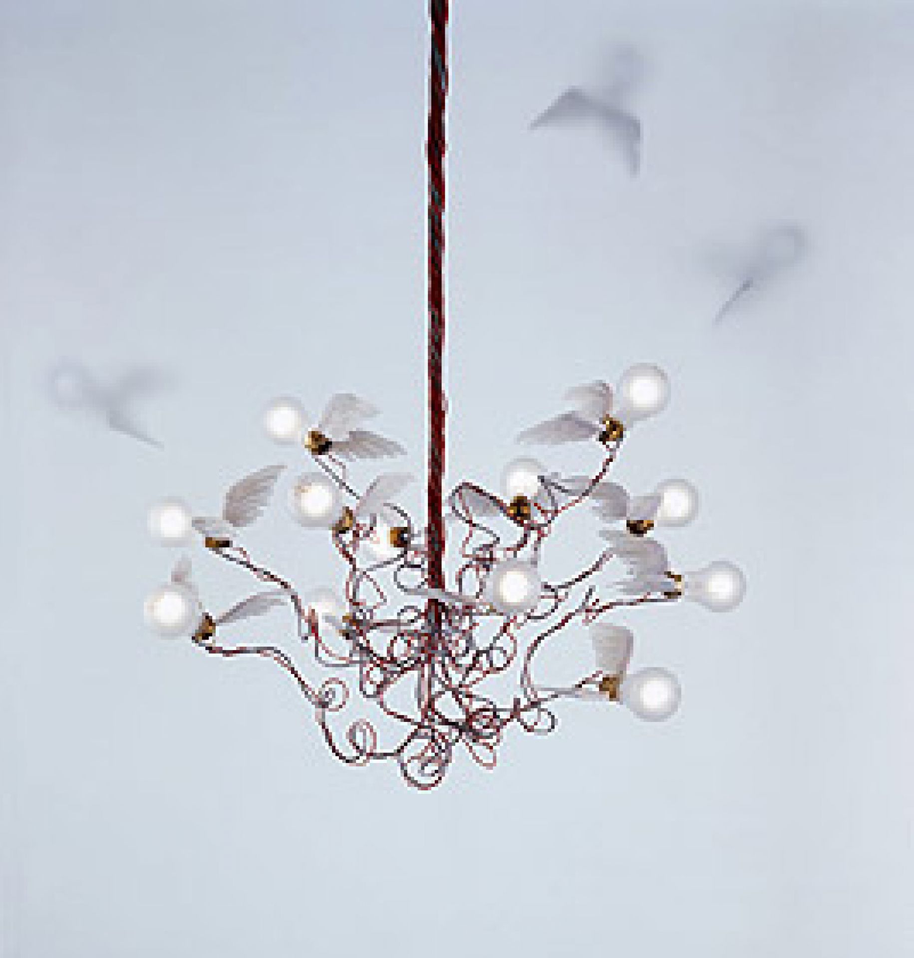 Birdie LED chandelier 220-240 V Ingo Maurer