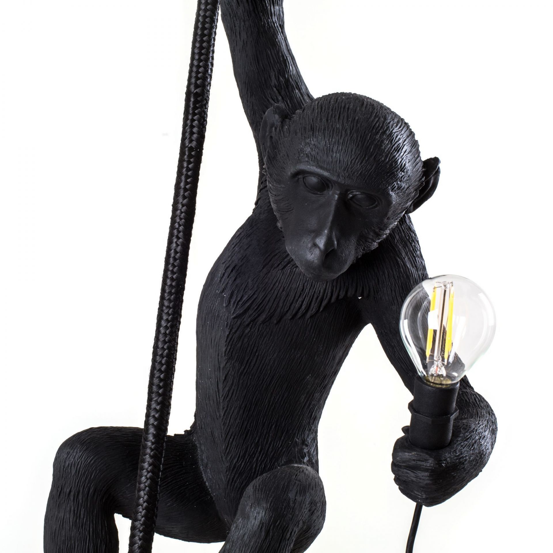 Monkey Lamp Black Pendant light Seletti SINGLE PIECES