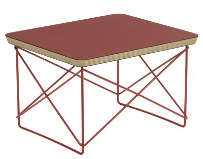 Occasional Table LTR Side Table Linoleum Dark brick Vitra 