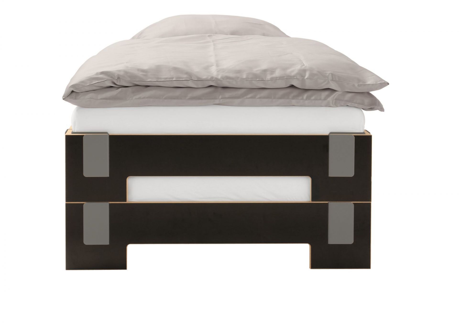 Day Thief Stacking Bed 90x200 cm Nils Holger Moormann-black