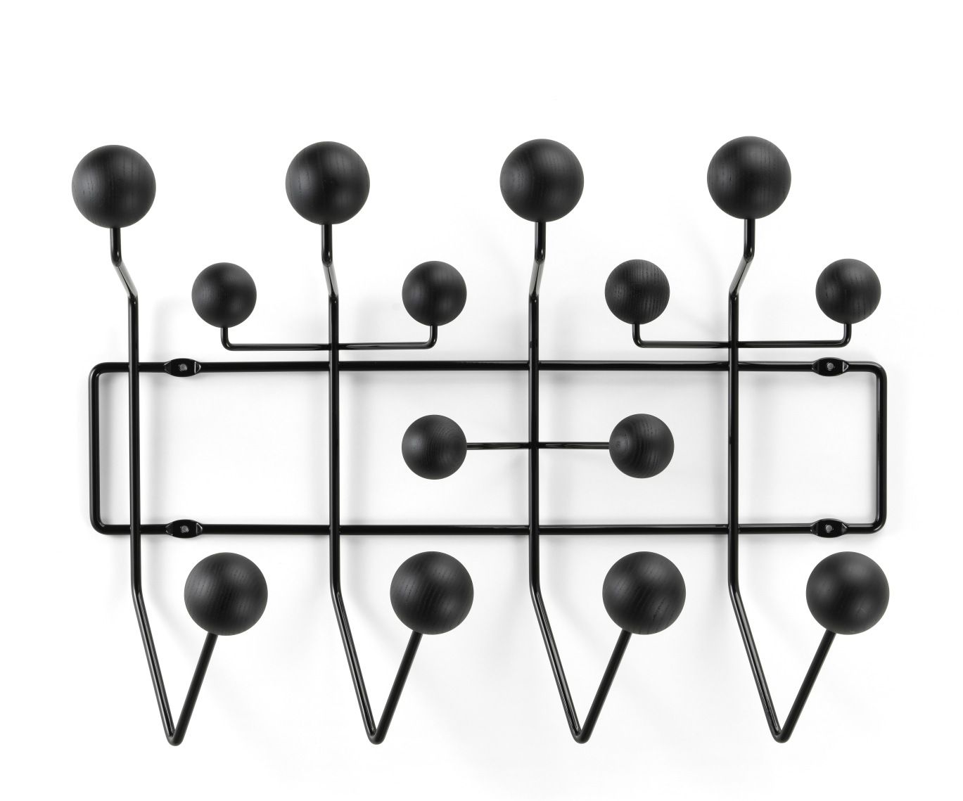 Eames Hang it all coat rack ash black Vitra NEW VERSION