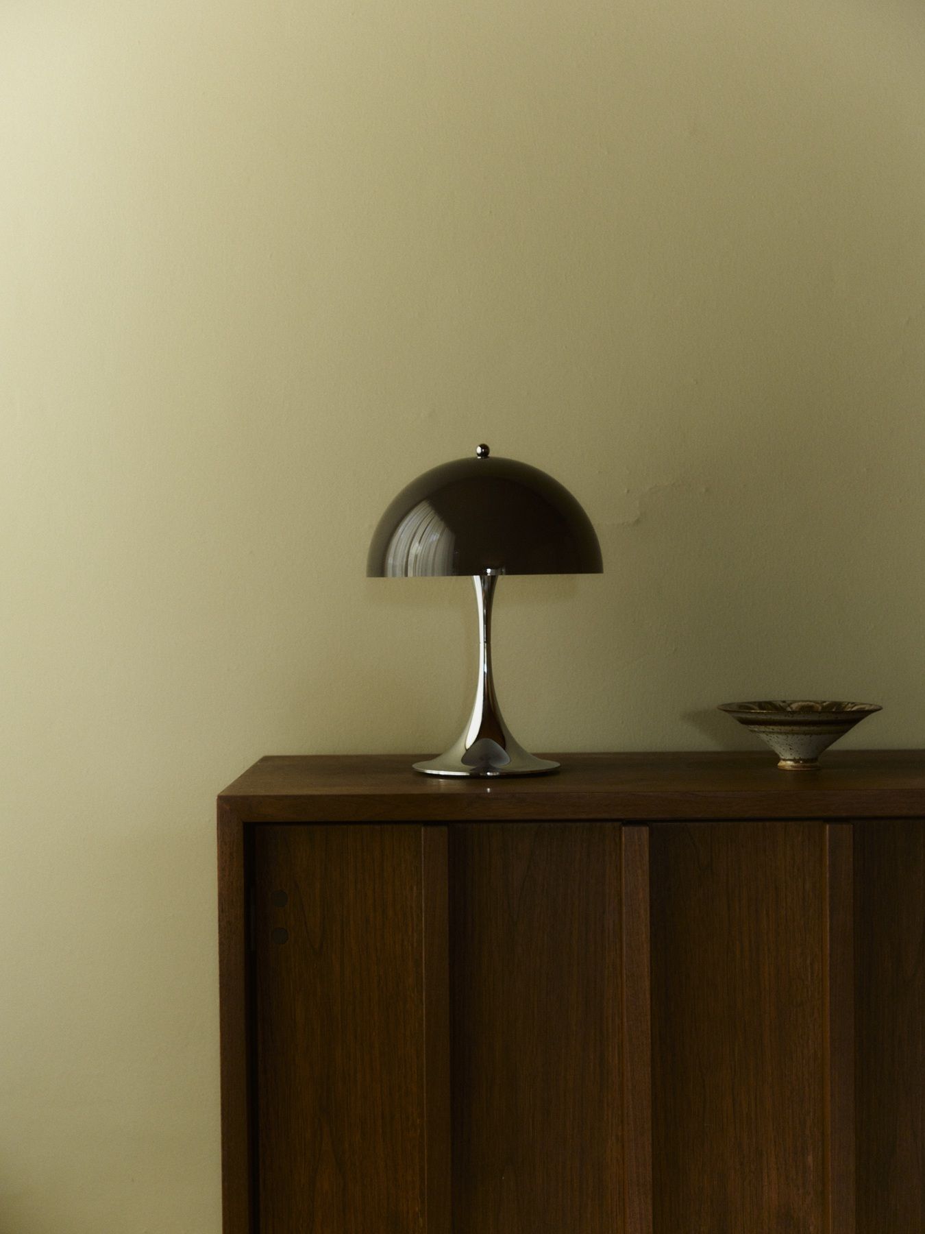Panthella Originals 250 Portable Chrome Rechargeable lamp / table lamp Louis Poulsen