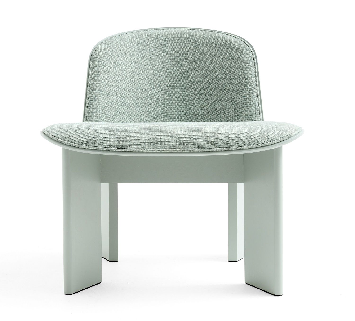 Chisel Lounge Chair Armchair Fully Upholstered Hay 