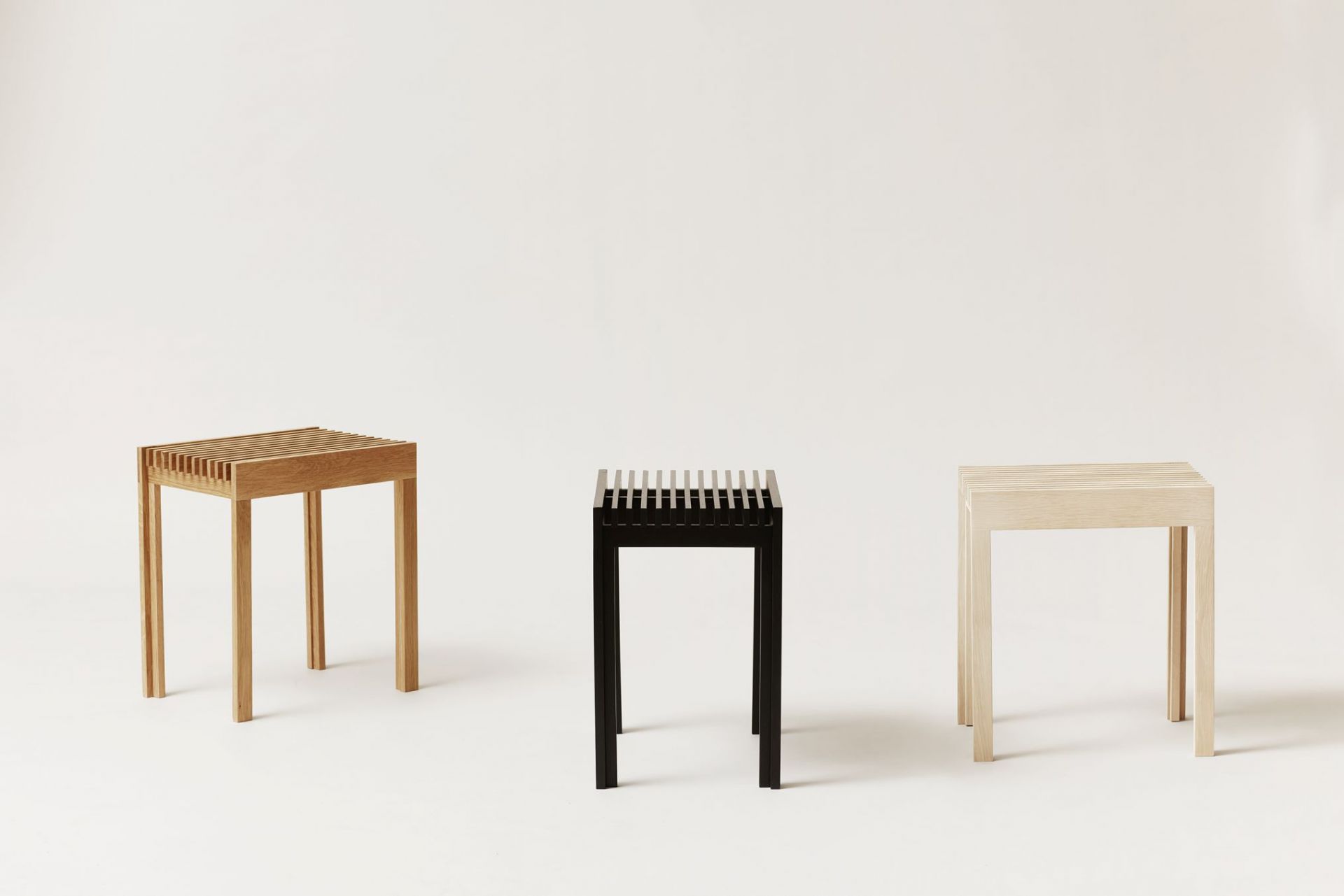 Lightweight Stool Oak Form & Refine
