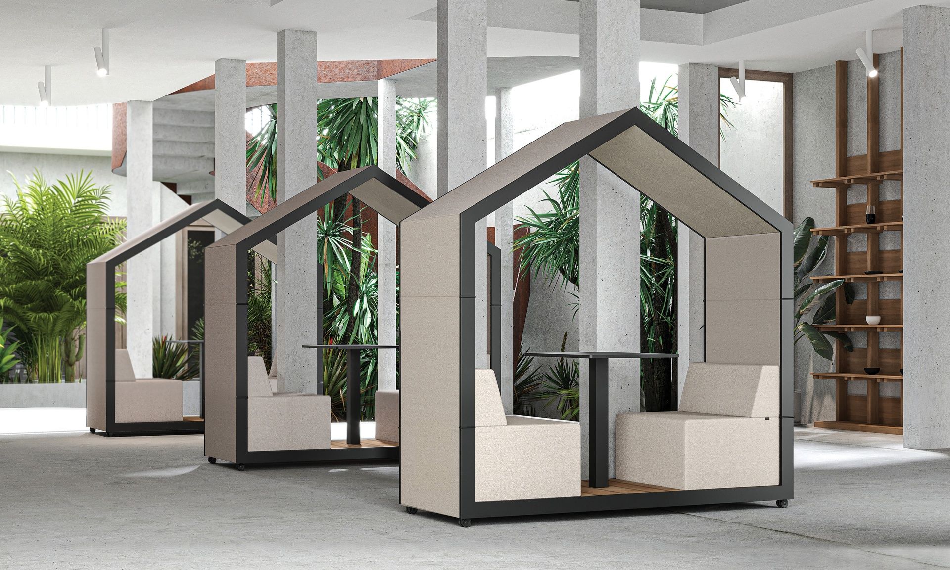 treehouse TH 2 Acoustic furniture for 2 persons Bejot