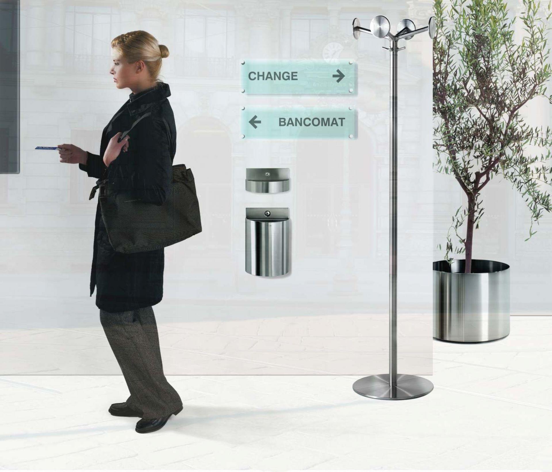 Nox Flora Flowerpot on castors Rexite