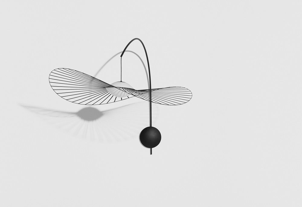 Vertigo Nova Wall Lamp Petite Friture Black/White
