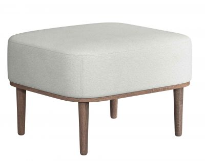 Serena Pouf Ottoman dark stained oak novoform