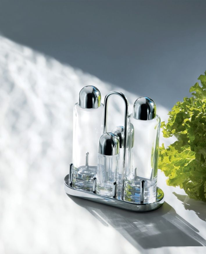 5070 Oil, vinegar, salt and pepper cruet Alessi