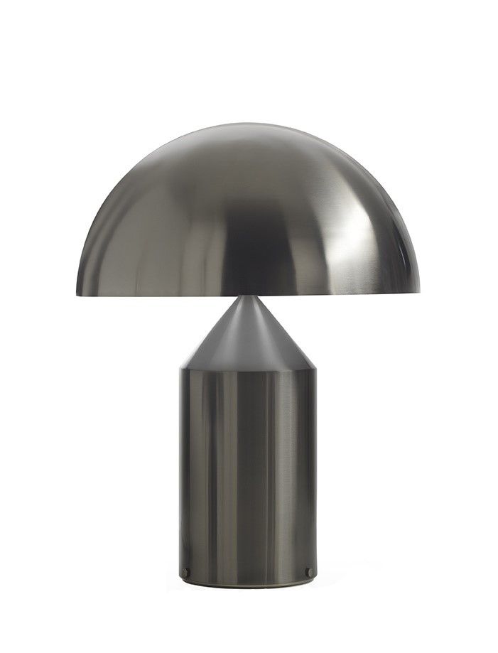 Atollo table lamp nickel Oluce